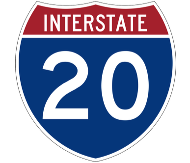 Interstate 20 Sign